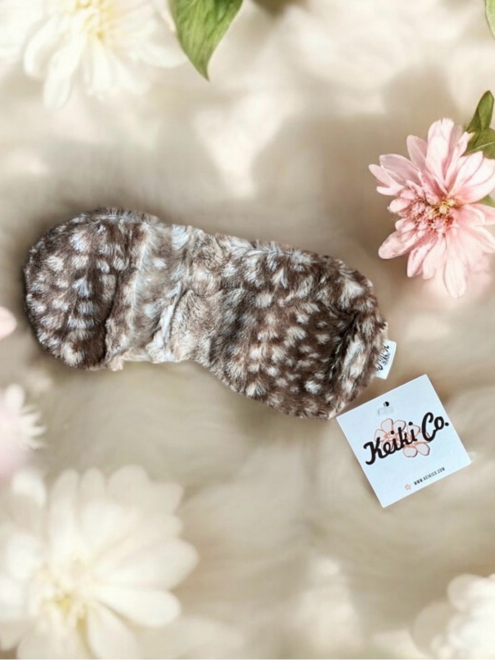 Satin Lined Fur Sleeping Eye Mask